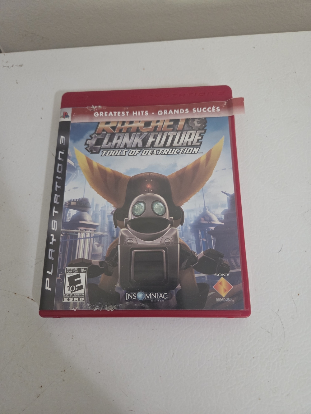 Sony PlayStation 3 Ratchet & Clank Future: Tools of Destruction - Red Case